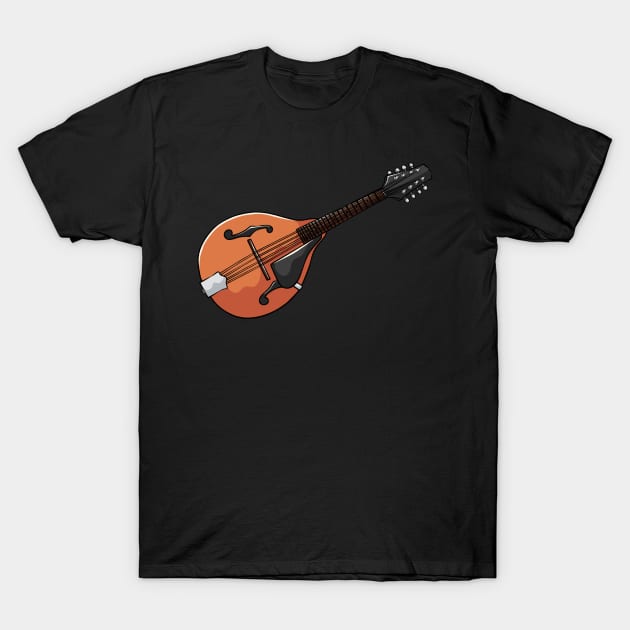 Mandolin Musical Instrument T-Shirt by fromherotozero